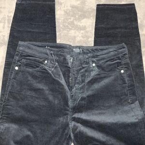 Well Worn Black Corduroy Skinny Pants